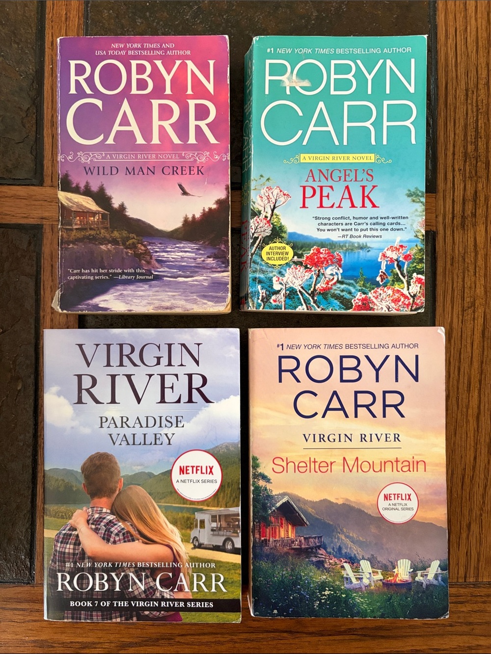Robyn Carr Virgin River Paperback Set - Colorful Covers
